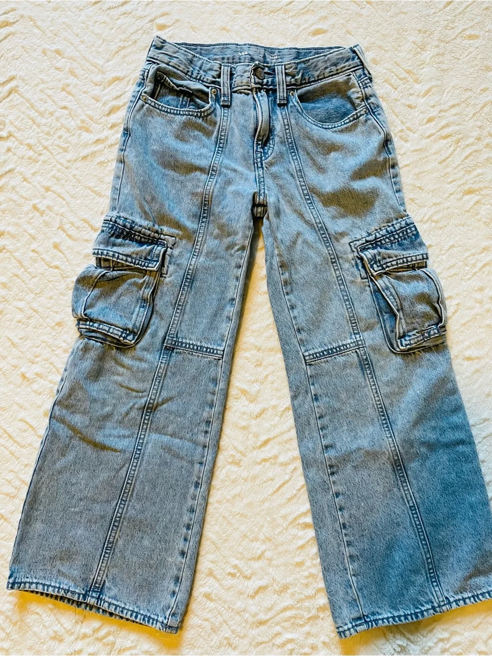 Girls Light Blue Denim Jeans - 3pair bundle